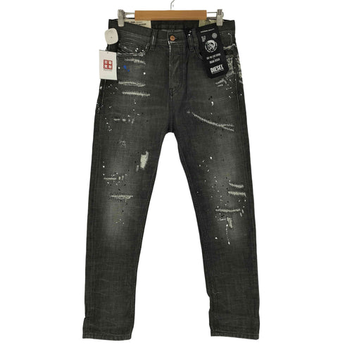 ディーゼル DIESEL ダメージペイントスキニーデニムパンツ メンズ 28/30