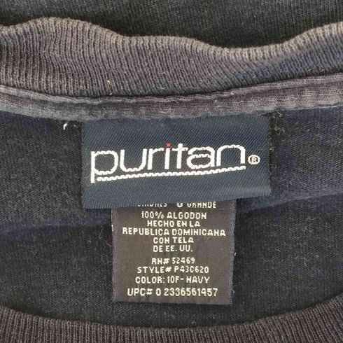 ピューリタン PURITAN USA製 ロングスリーブ Tシャツ メンズ import:L