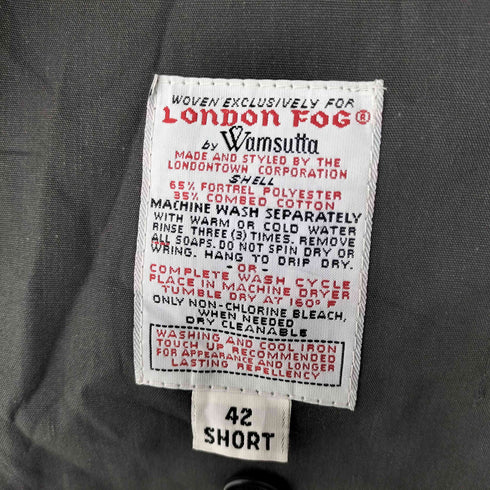 ロンドンフォグ LONDON FOG トレンチコート メンズ 42SHORT
