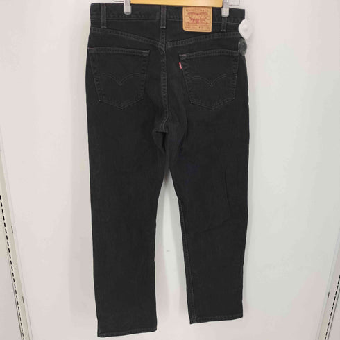 リーバイス Levis 505-0260 USA製 REGLAR FIT ボタン裏513 ストレート ブラックデニムパンツ メンズ 34×32