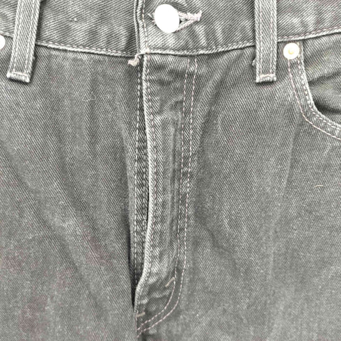 リーバイス Levis 505-0260 USA製 REGLAR FIT ボタン裏513 ストレート ブラックデニムパンツ メンズ 34×32