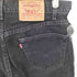 リーバイス Levis 505-0260 USA製 REGLAR FIT ボタン裏513 ストレート ブラックデニムパンツ メンズ 34×32