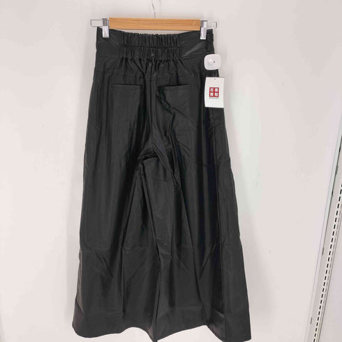 ハレ HARE フェイクレザータックワイドパンツ レディース FREE