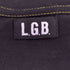 ルグランブルー L.G.B. Y2K レイヤードデザイン バックプリントTシャツ メンズ JPN:3