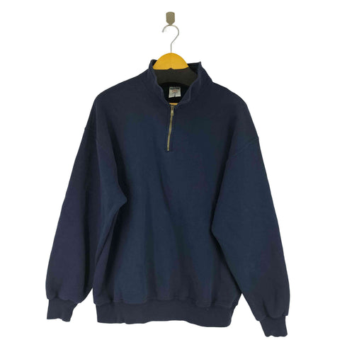 ジャージーズ JERZEES 00S ハーフジップ スウェット メンズ JPN:XL