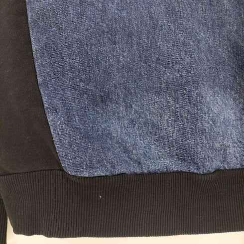 ディーゼル DIESEL デニムスター クルーネックスウェット メンズ import:L
