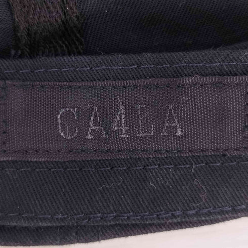 カシラ CA4LA ワンポイント刺繍 6パネルキャップ レディース