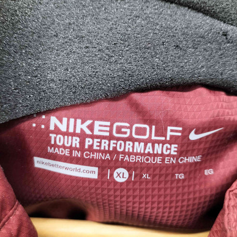 ナイキゴルフ NIKE GOLF スウォッシュロゴ刺繍スタンドカラージャケット メンズ JPN:XL