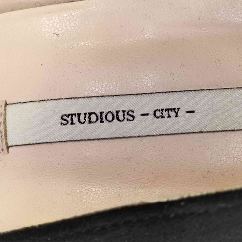 ステュディオスシティ STUDIOUS CITY スウェード スエード ヒール パンプス レディース JPN:37