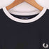 フレッドペリー FRED PERRY Taped Ringer T-Shirt テープド リンガーTシャツ メンズ import:L