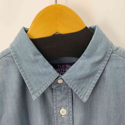 ノースフェイスパープルレーベル THE NORTH FACE PURPLE LABEL REGULAR COLLAR CHAMBRAY FIELD SHIRT メンズ import:M