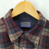 ペンドルトン PENDLETON 70S MADE IN USA L/S チェックウールシャツ メンズ import:L
