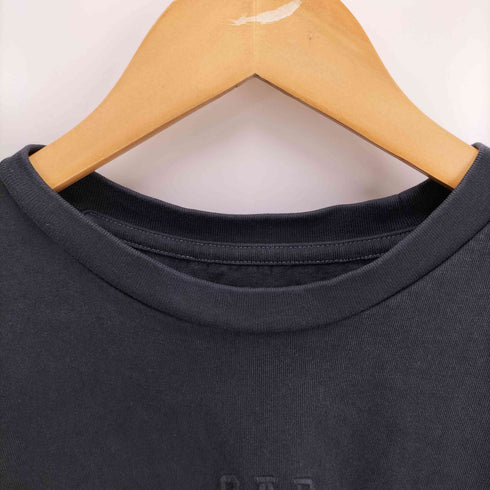 ギャップ Gap LONG SLEEVE CREW CLASSIC FIT LS LOGO TEE ロゴ 刺繍 製品染め L/S Tシャツ メンズ import:M