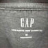 ギャップ Gap LONG SLEEVE CREW CLASSIC FIT LS LOGO TEE ロゴ 刺繍 製品染め L/S Tシャツ メンズ import:M