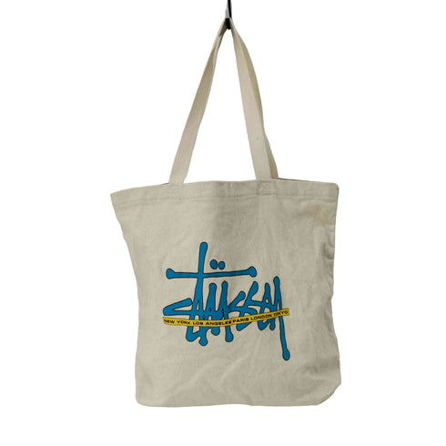 ステューシー Stussy フロントロゴキャンバストートバッグ メンズ