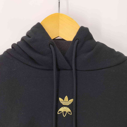 アディダスオリジナルス adidas Originals ジップデザインフロントロゴフーディー レディース import:M