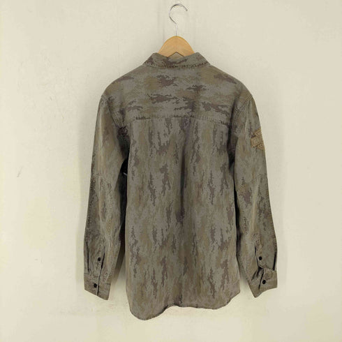 ハーレーダビッドソン HARLEY-DAVIDSON 23AW MADE IN INDIA デジタルカモ コットンリップストップ パークシャツ メンズ import:M