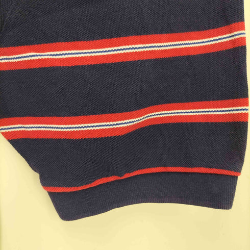 ポロバイラルフローレン Polo by RALPH LAUREN ポニー 刺繍 ボーダー S/S ポロシャツ メンズ import:L
