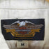 ハーレーダビッドソン HARLEY-DAVIDSON 90s 両面ロゴ刺繍 コットンツイル ジップアップシャツ メンズ import:M