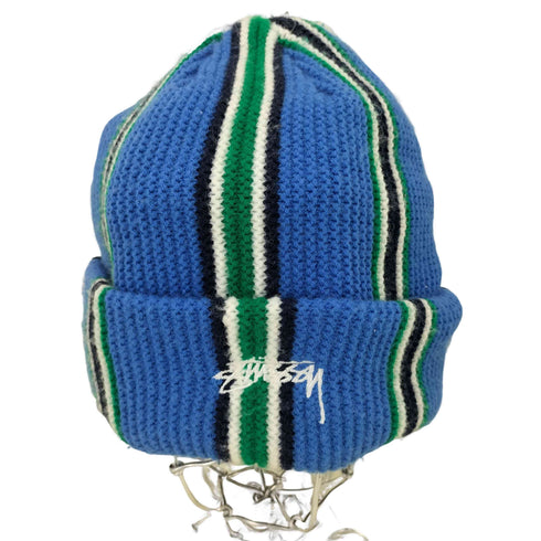 ステューシー Stussy VERTICAL STRIPE CUFF BEANIE CAP メンズ O/S