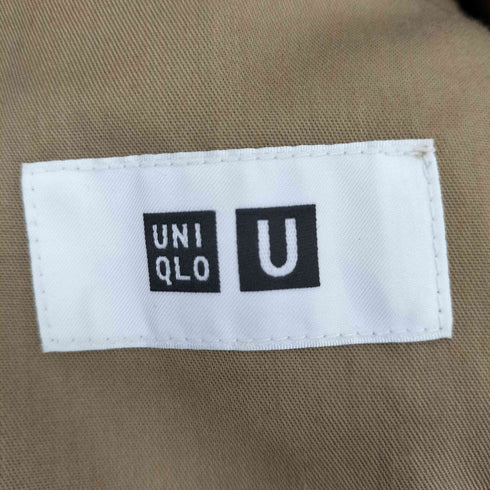 ユニクロユー UNIQLO U Aラインシルエットトレンチコート メンズ L
