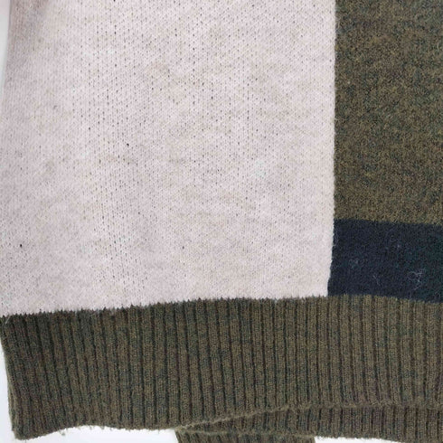 ザラ ZARA クレイジーパターン クルーネックニット メンズ import:M