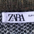 ザラ ZARA クレイジーパターン クルーネックニット メンズ import:M