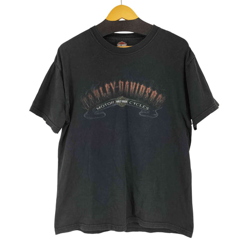 ハーレーダビッドソン HARLEY-DAVIDSON 90~00s プリントクルーネックTシャツ メンズ JPN:L
