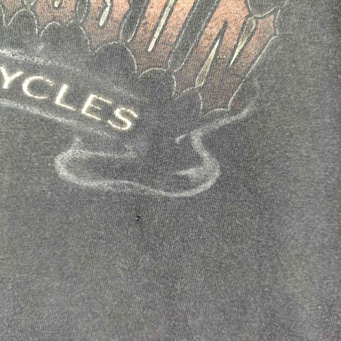 ハーレーダビッドソン HARLEY-DAVIDSON 90~00s プリントクルーネックTシャツ メンズ JPN:L