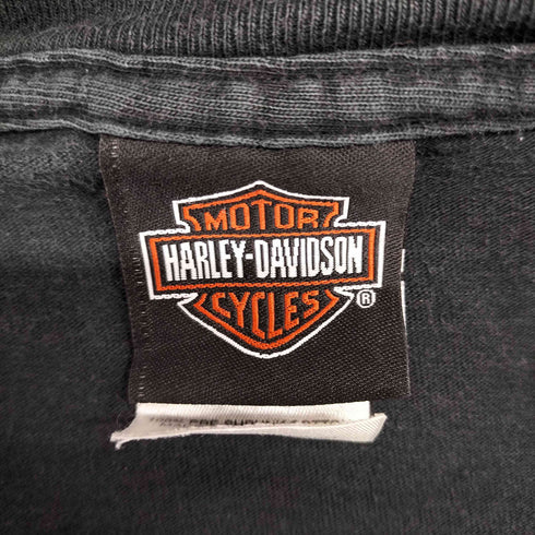 ハーレーダビッドソン HARLEY-DAVIDSON 90~00s プリントクルーネックTシャツ メンズ JPN:L