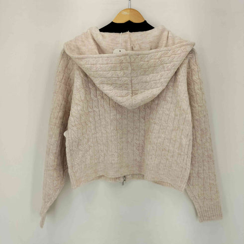 CALNAMUR CABLE ZIP HOODIE KNIT レディース FREE