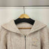 CALNAMUR CABLE ZIP HOODIE KNIT レディース FREE