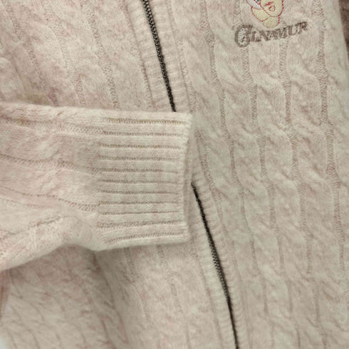 CALNAMUR CABLE ZIP HOODIE KNIT レディース FREE