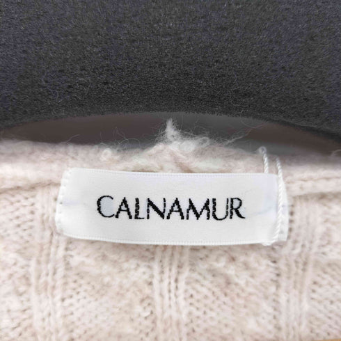 CALNAMUR CABLE ZIP HOODIE KNIT レディース FREE