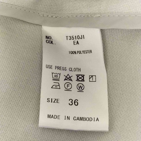スーツカンパニー THE SUIT COMPANY レディース ジャケット 8分袖 ウォッシャブル 抗菌 消臭 オックスストレッチ 無地 ライトグレー レディース JPN:36