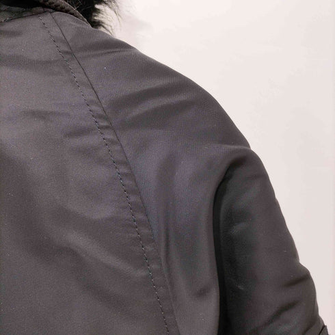 アルファインダストリーズ ALPHA INDUSTRIES N-3B ジャパンスペック ブラックファー フライトジャケット メンズ M