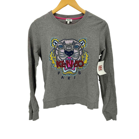 ケンゾーパリス KENZO PARIS 虎 刺繍 クルーネックスウェット レディース import:S