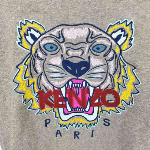 ケンゾーパリス KENZO PARIS 虎 刺繍 クルーネックスウェット レディース import:S