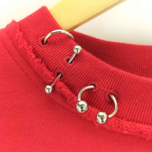 プランクプロジェクト PRANK PROJECT ピアッシングスウェットトップ/Piercing Sweatshirt Top レディース