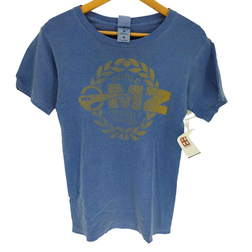 フルーツオブザルーム FRUIT OF THE LOOM 90-00S HEAVY 2枚タグ カナダ製 WORLD TROPHY WINTER プリント 染め加工 S/S Tシャツ メンズ import:S