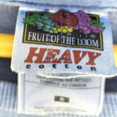 フルーツオブザルーム FRUIT OF THE LOOM 90-00S HEAVY 2枚タグ カナダ製 WORLD TROPHY WINTER プリント 染め加工 S/S Tシャツ メンズ import:S