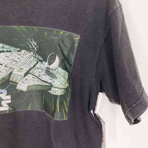 90S USA製 フロント プリント S/S Tシャツ ムービー Tシャツ フェード コピーライト 1997 メンズ MA
