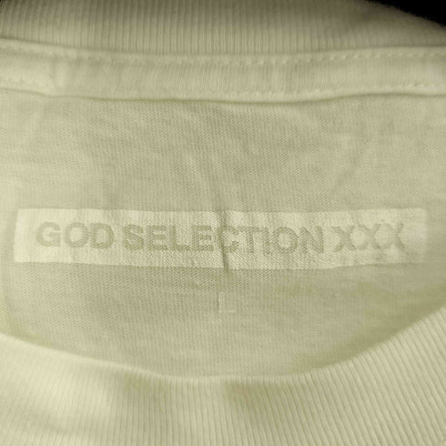 ゴッドセレクショントリプルエックス GOD SELECTION XXX ワンポイント スモールロゴ プリント 半袖 Tシャツ メンズ import:L