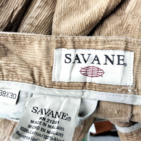 サヴァーン savane 2タックコーデュロイパンツ メンズ W38L30