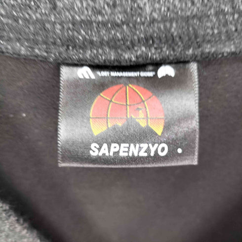 SAPENZYO 裾ドローコード 2B ニット カーディガン メンズ
