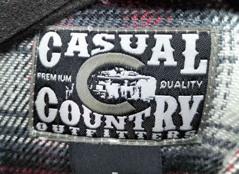 CASUAL COUNTRY ダブルポケットオンブレチェックネルシャツ メンズ JPN:S
