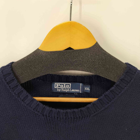ポロバイラルフローレン Polo by RALPH LAUREN スモールポニー刺繍クルーネックコットンニット メンズ import:XXL
