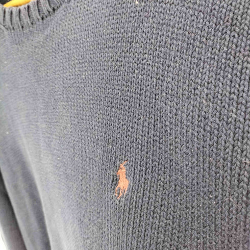 ポロバイラルフローレン Polo by RALPH LAUREN スモールポニー刺繍クルーネックコットンニット メンズ import:XXL
