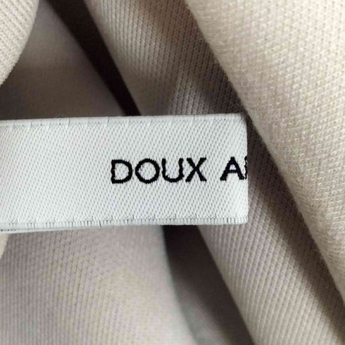ドゥアルシーヴ Doux archives オーバーサイズ ストレッチ ジップアップパーカー レディース 38