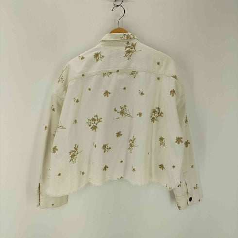 ザラ ZARA 総柄ジャケット レディース import:M